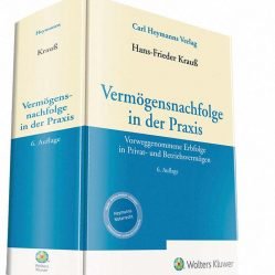 Buch, Hans-Frieder Krauß „Vermögensnachfolge in der Praxis”, 6. Auflage (2500 Seiten) - Versand nach Fertigstellung