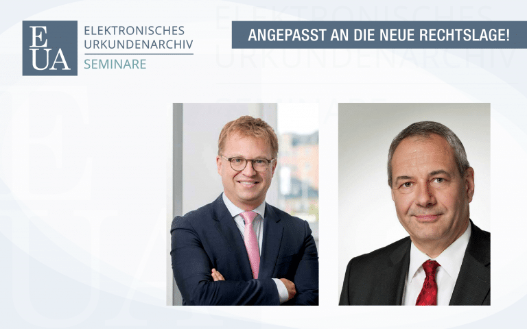 Eilmeldung 14.12.2021– Anpassung und Ergänzung unseres Seminarangebots durch kurzfristige rechtliche Änderungen beim Elektronischen Urkundenarchiv
